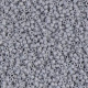 Miyuki delica beads 15/0 - Matted opaque ghost grey ab DBS-1598